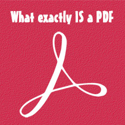 What exactly IS a PDF?